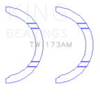 King Engine Bearings 4G63/4G64 7 Bolt EVO V-IX Thrust Washer Set (view 2)
