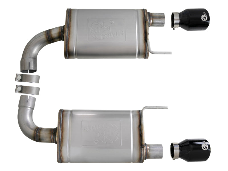 aFe MACH Force-Xp Axle-Back Exhaust System Ford Mustang GT 15-17 V8-5.0L (view 6)