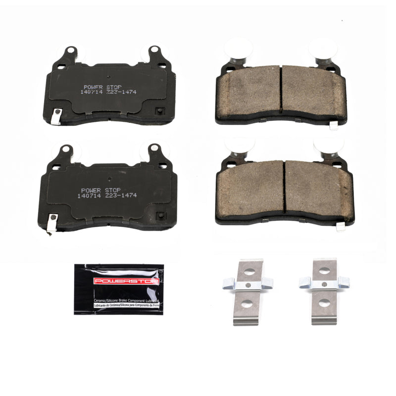 Power Stop 16-18 Cadillac CT6 Front Z23 Evolution Sport Brake Pads w/Hardware Main image