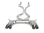 Akrapovic 15-17 BMW X5M (F85) Evolution Line Cat Back (Titanium) w/ Carbon Tips (view 8)