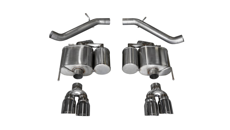 Corsa 16-18 Cadillac ATS-V 3.6T 4in Polished Sport Axle-Back Exhaust Main image