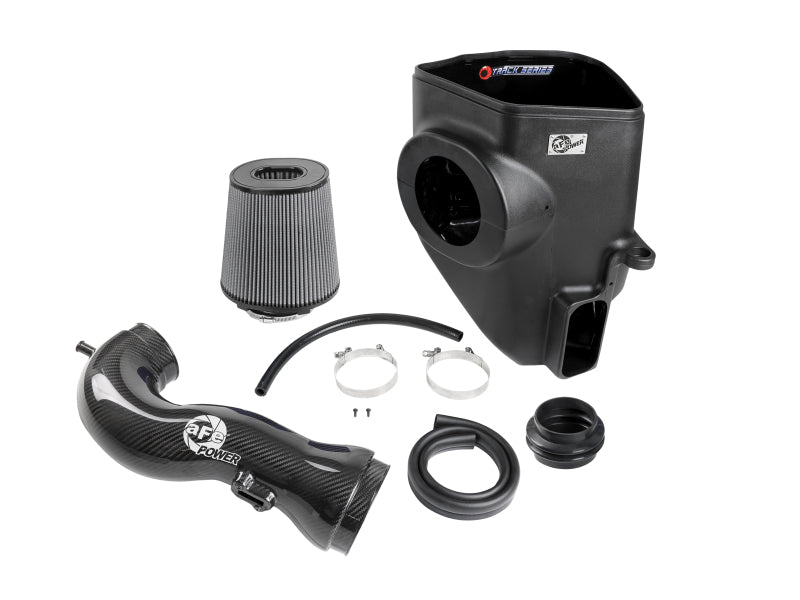 aFe 19-21 GM Trucks 5.3L/6.2L Track Series Carbon Fiber Cold Air Intake System W/ Pro Dry S Filters (view 14)