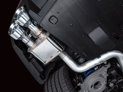 AWE 2024 Ford Mustang Dark Horse S650 RWD SwitchPath Cat-Back Exhaust w/ Quad Chrome Silver Tips
