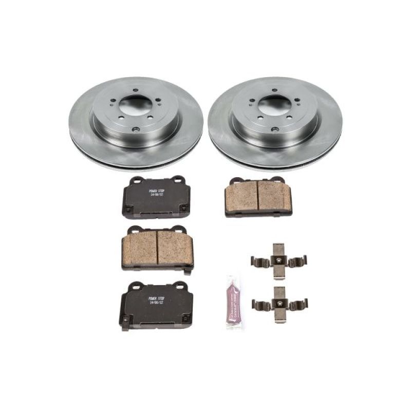Power Stop 08-15 Mitsubishi Lancer Rear Autospecialty Brake Kit Main image