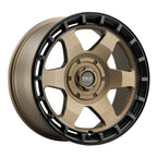 Weld Off-Road Ridge 17x9 - 6x135 / 6x139.7 BP - ET-12 - 106.1mm CB - Satin Bronze Wheel (Black Ring) (view 3)