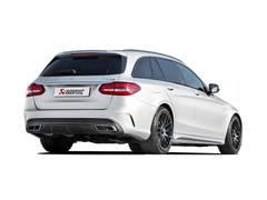 Akrapovic 15-17 AMG C63 Estate Evolution Line Cat Back (Titanium) w/ Carbon Tips (Req. Link Pipe)