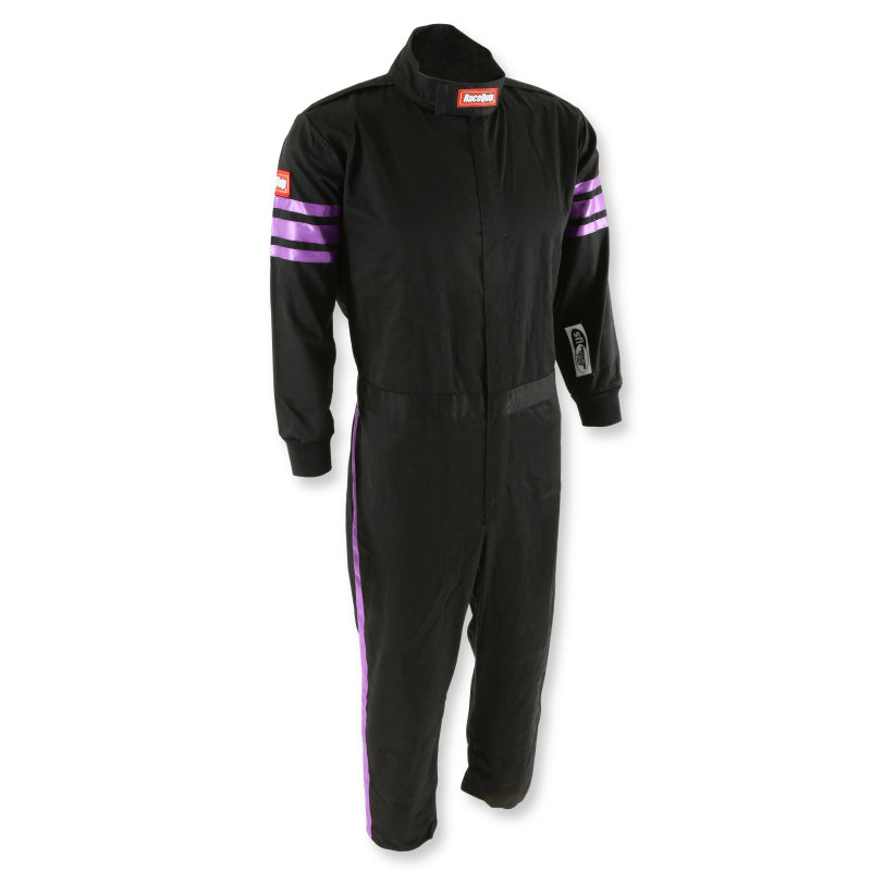 RaceQuip Purple Trim SFI-1 JR. Suit - Kids XSM (view 2)