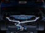AWE Tuning 2022+ VB Subaru WRX Track Edition Exhaust - Diamond Black Tips (view 7)