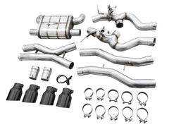 AWE Tuning SwitchPath Cat-Back Exhaust for BMW G8X M3/M4 - Diamond Black Tips