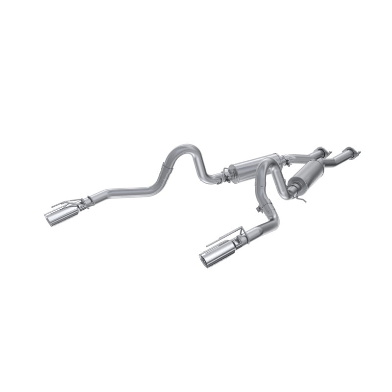 MBRP 99-04 Ford Mustang GT/Mach 1 2.5in Dual Split Rear AL Catback Exhaust w/ 3.5in Dual Wall Tips Main image