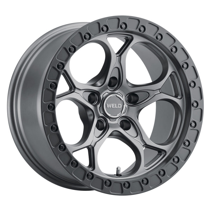 Weld Off-Road W107 17X9.0 Ledge 5X127 ET-12 BS4.50 Satin Gun Satin Black 71.5 (view 2)
