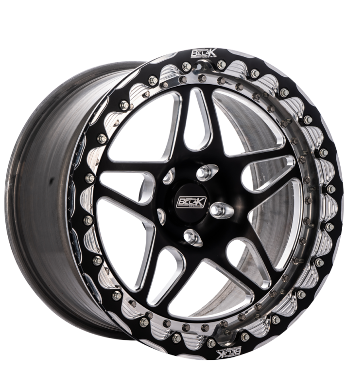 Belak 15x11 GTR Rear Wheel (OEM Small Brake Kit Req) / 5x114.3 BP / Series 4 Wheel- Single Beadlock Main image