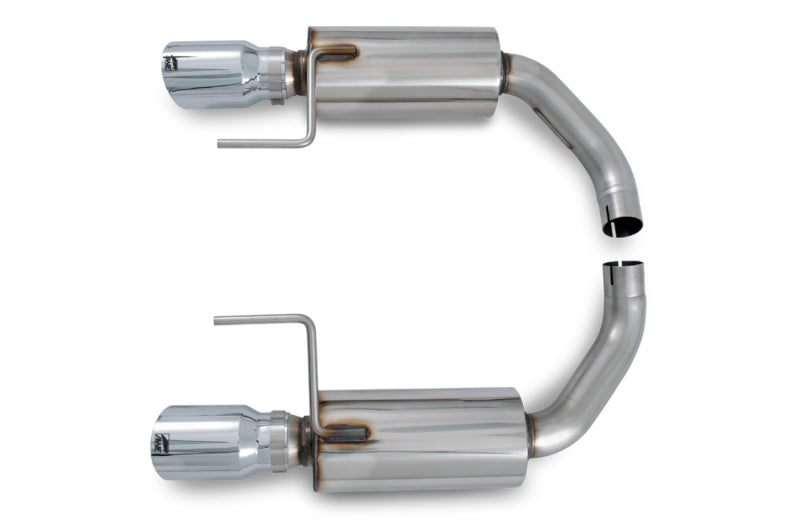 AWE Tuning S550 Mustang EcoBoost Axle-Back Exhaust - Touring Edition (Chrome Silver Tips) (view 4)
