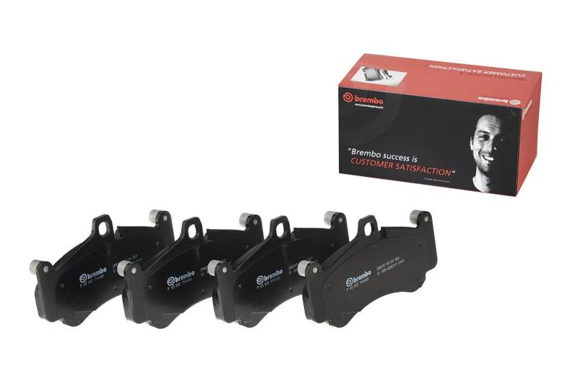 Brembo 08-10 Porsche Cayenne/2010 Panamera Front Premium Low-Met OE Equivalent Pad Main image