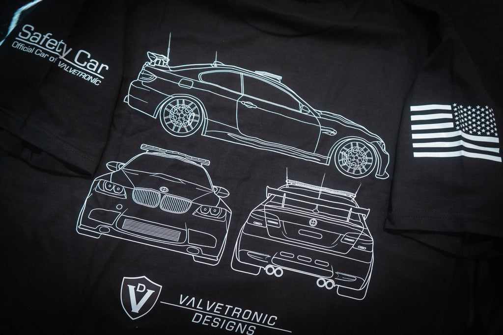 Valvetronic Safety Car Graphic Tee