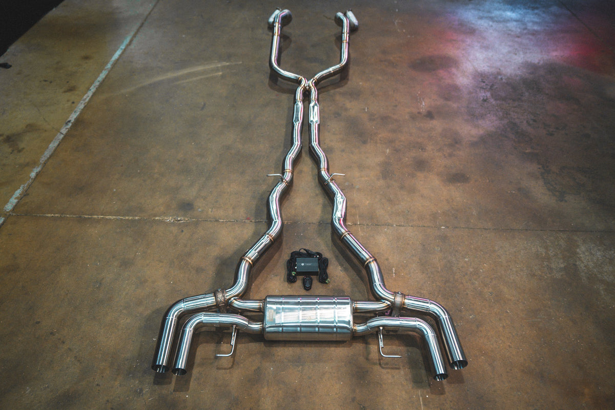 Alpina B8 / BMW G16 M850i Valved Sport Exhaust System Main image