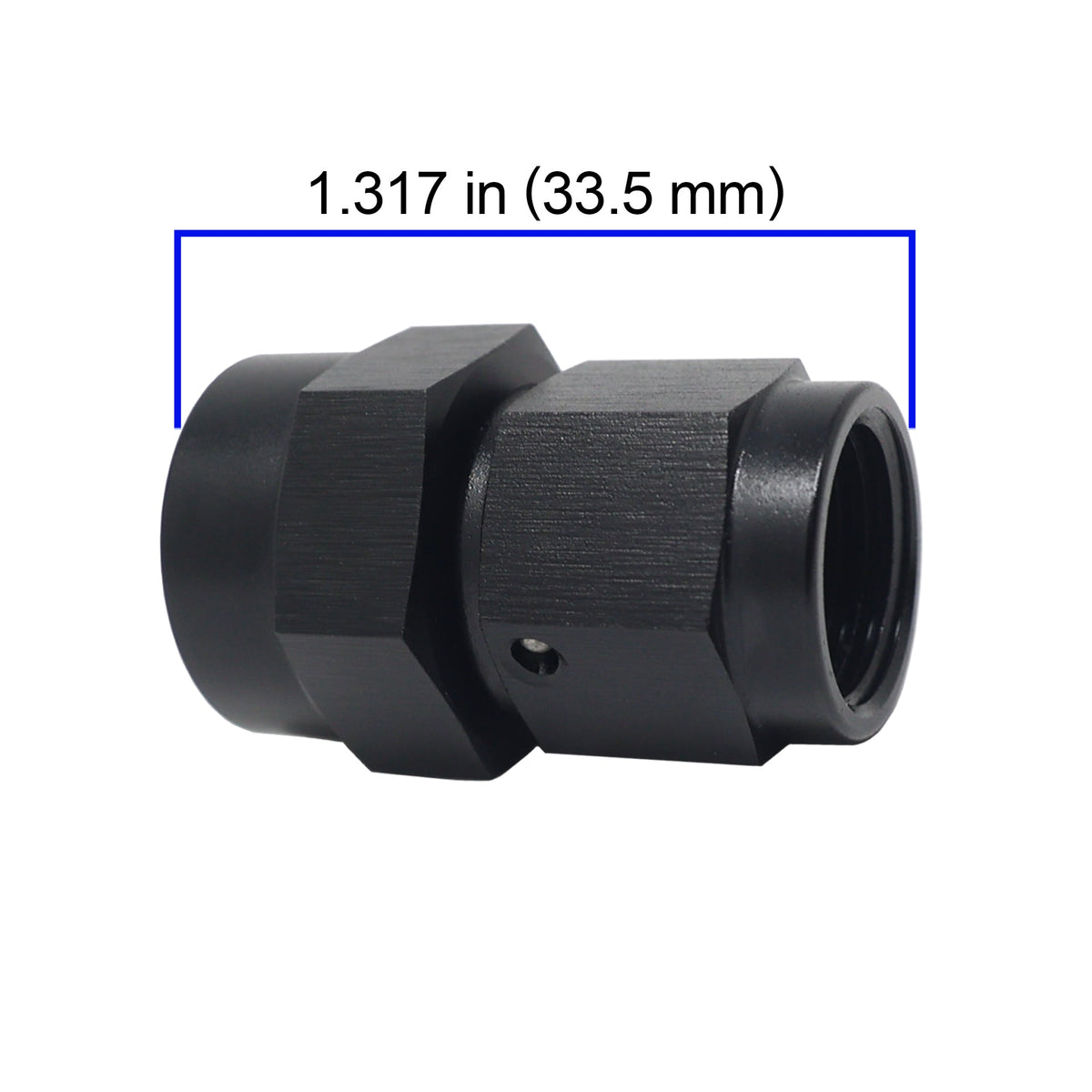 AN6 Female Flare to AN6 Female ORB Adapter
