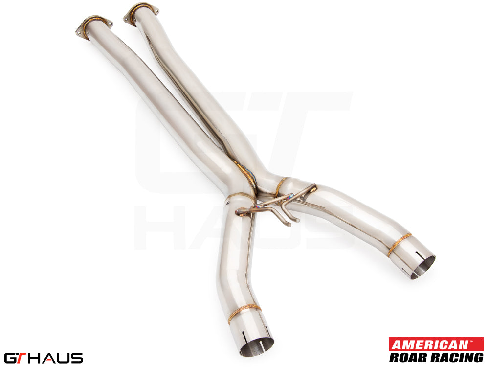 Chevrolet Corvette C7 (Stingray V8) coupe / Convertible 2014-2019 Full Cat-Back X-Pipe - LSR Mid Resonator Delete Pipes