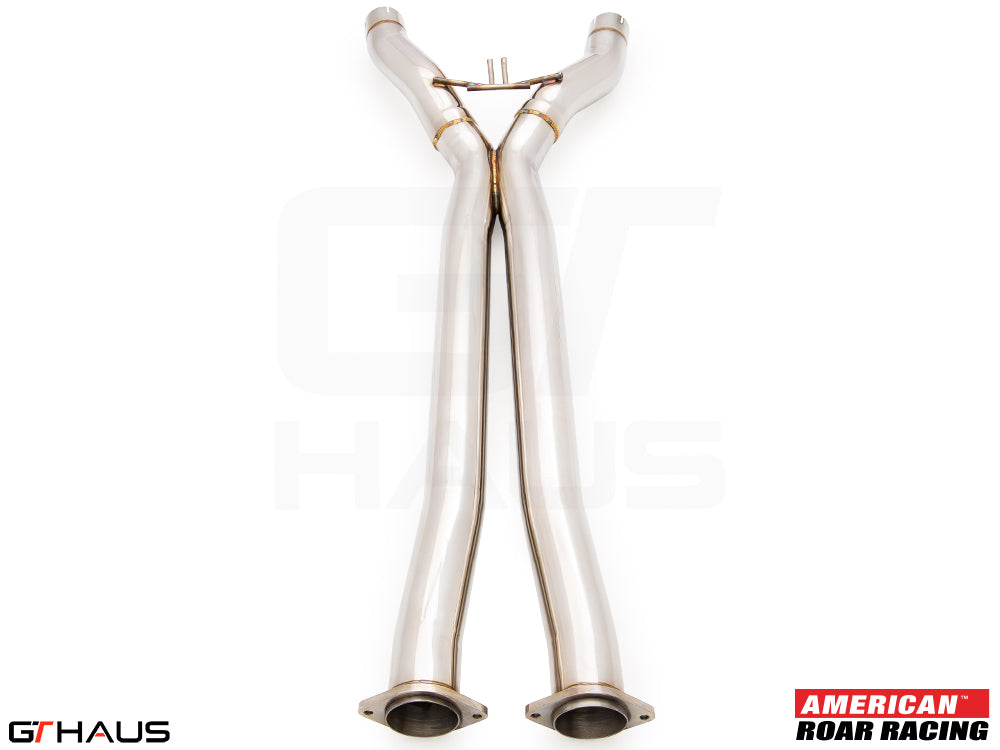 Chevrolet Corvette C7 (Stingray V8) coupe / Convertible 2014-2019 Full Cat-Back X-Pipe - LSR Mid Resonator Delete Pipes