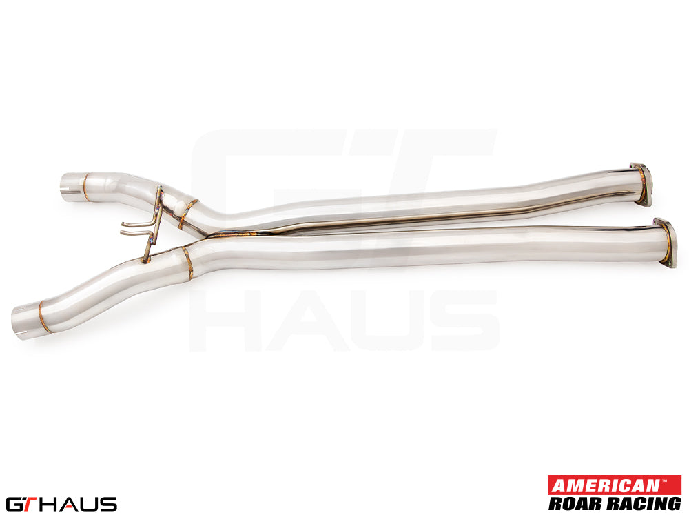 Chevrolet Corvette C7 (Stingray V8) coupe / Convertible 2014-2019 Full Cat-Back X-Pipe - LSR Mid Resonator Delete Pipes