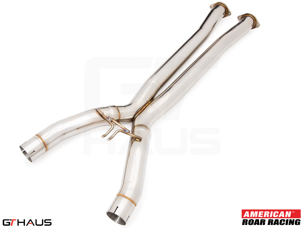 Chevrolet Corvette C7 (Stingray V8) coupe / Convertible 2014-2019 Full Cat-Back X-Pipe - LSR Mid Resonator Delete Pipes