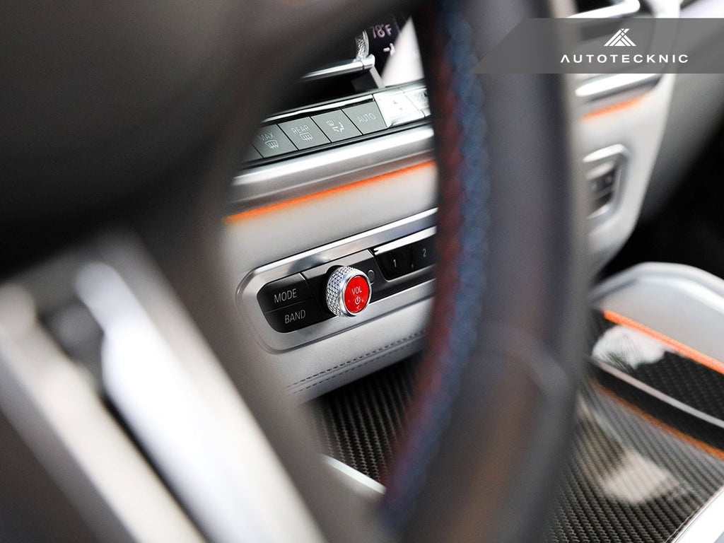 AutoTecknic F9X / G-Chassis Red Audio Volume Button