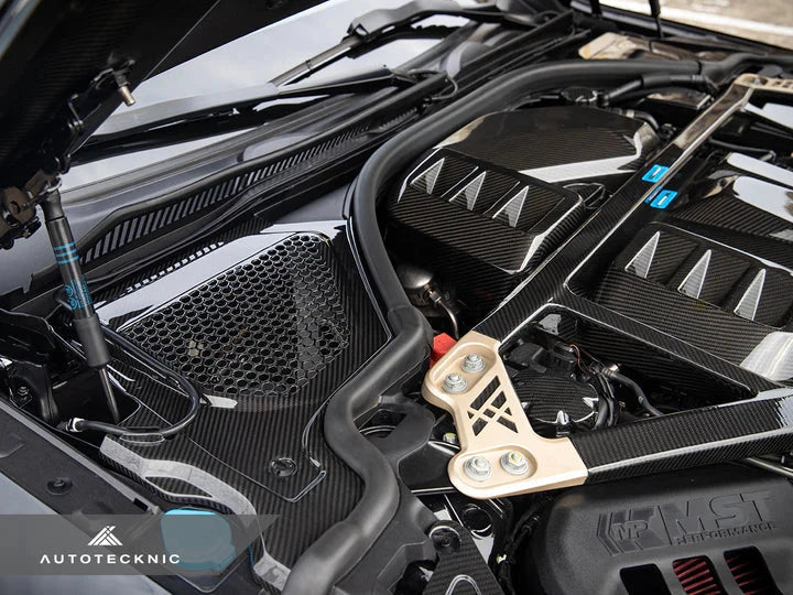 AutoTecknic G8X M2 / M3 / M4 Dry Carbon Engine Cowl Panel Trim Set
