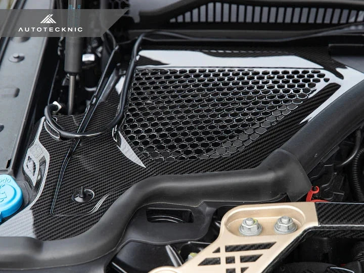 AutoTecknic G8X M2 / M3 / M4 Dry Carbon Engine Cowl Panel Trim Set