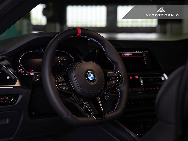 AutoTecknic G42 / G2X LCI Carbon Steering Wheel Trim Secondary image