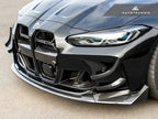 AutoTecknic G8X M3 / M4 Dry Carbon GT4 Bumper Canard Set