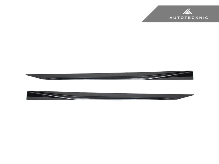 AutoTecknic G90 / G99 M5 Dry Carbon Side Skirt Extension Set - V2