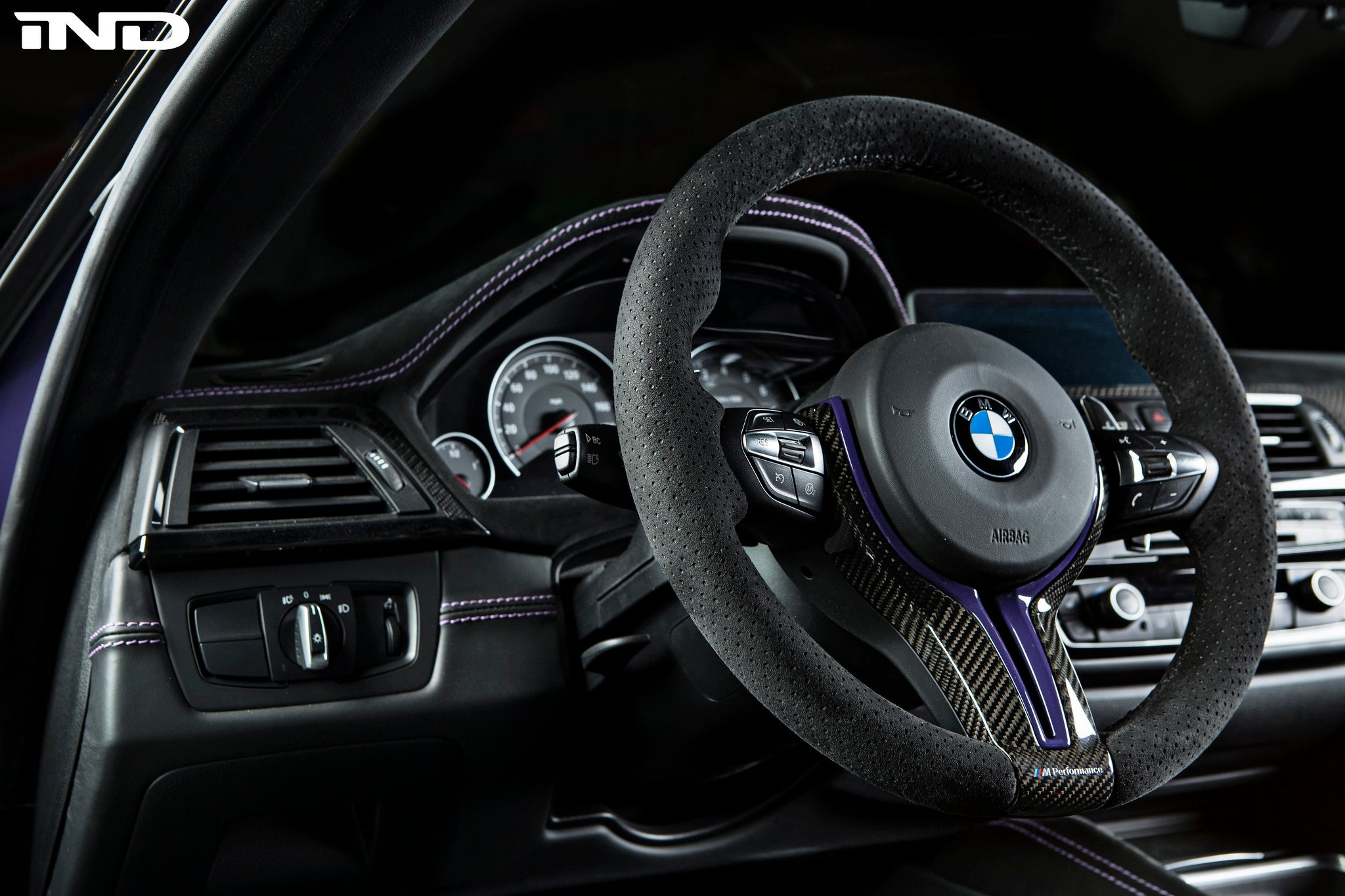 AutoTecknic F-Chassis Painted Steering Wheel Trim Secondary image
