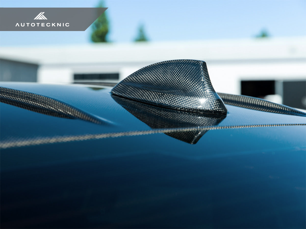 AutoTecknic F / G-Chassis (Up to 2022) Dry Carbon Roof Antenna Cover Secondary image