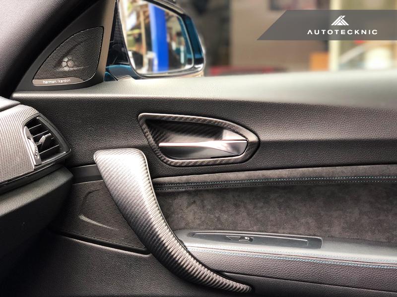 Autotecknic F87 M2 Dry Carbon Interior Door Handle Trim Set