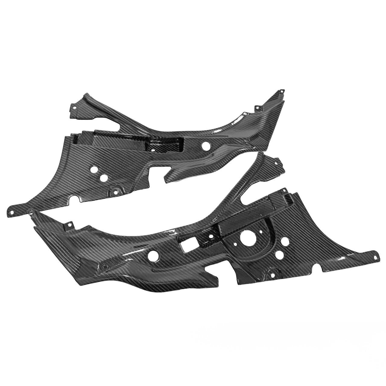 Carbon Fiber Front Bonnet/Trunk Trim Kit Aventador Lamborghini Secondary image