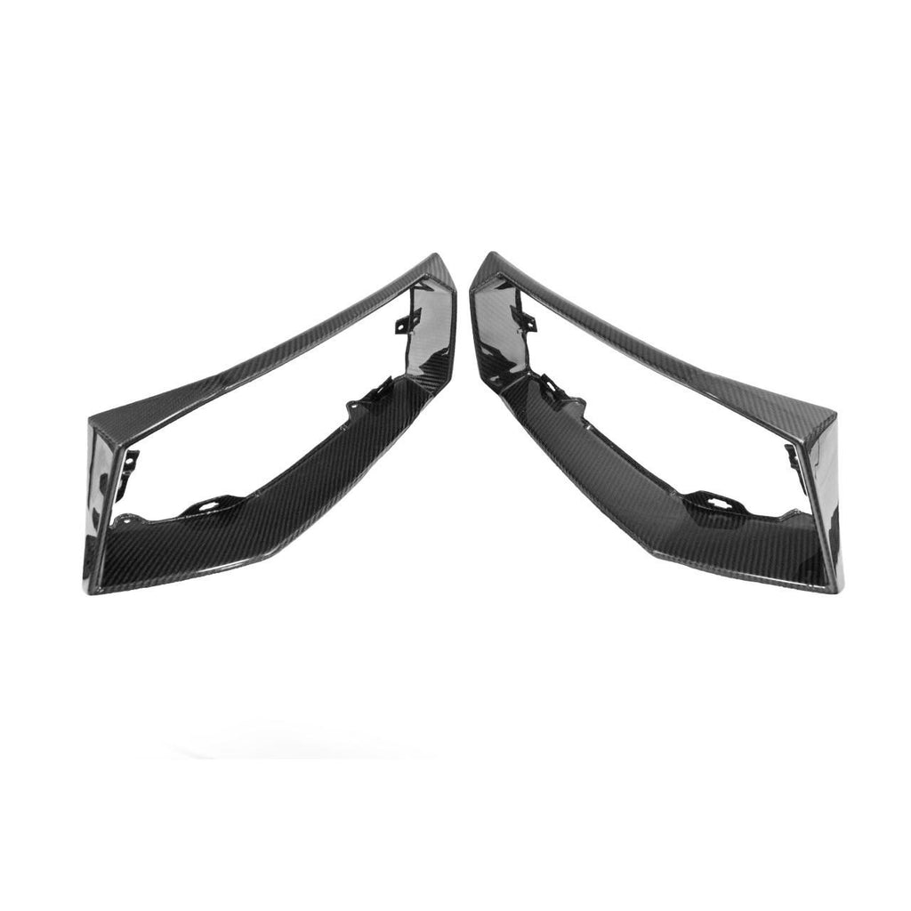 Carbon Fiber Rear Bumper Outlet Surrounds - Lamborghini Aventador
