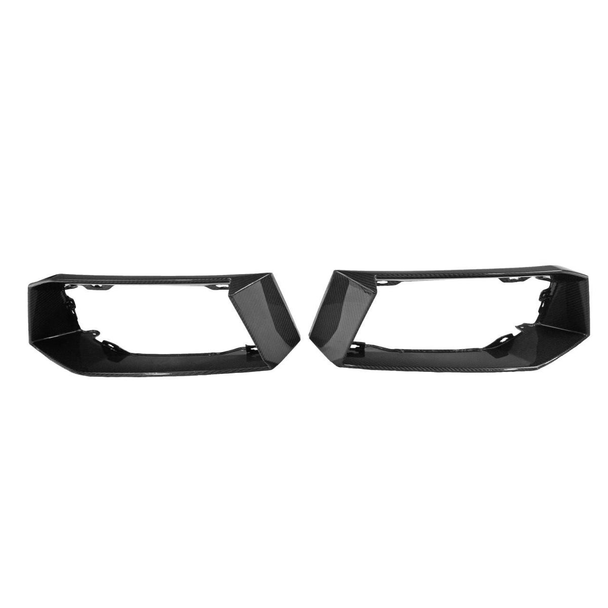 Carbon Fiber Rear Bumper Outlet Surrounds - Lamborghini Aventador
