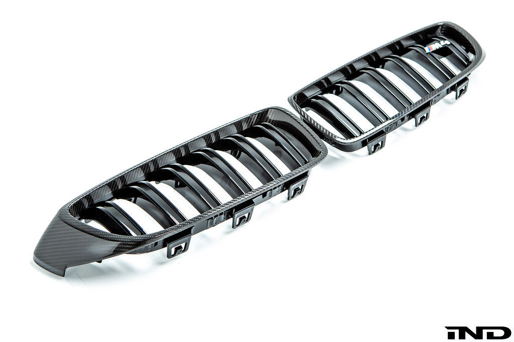 IND F8X M3 / M4 Carbon Grille Set