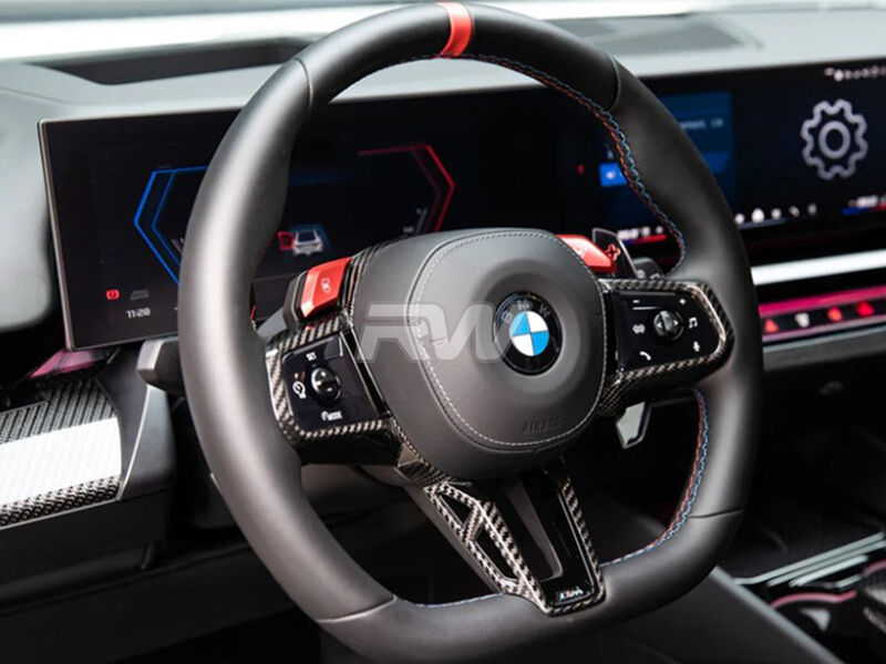 BMW G60 G61 G90 G99 CF Steering Wheel Trim