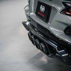 Fabspeed Chevrolet Corvette C8 Z06 Carbon Fiber Quad Tips (2023+)