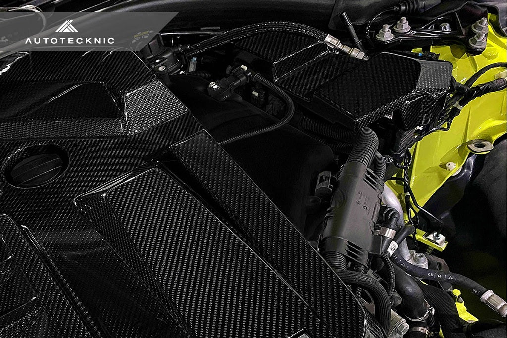 AutoTecknic G8X M2 / M3 / M4 Dry Carbon Fiber Battery Terminal Cover Secondary image