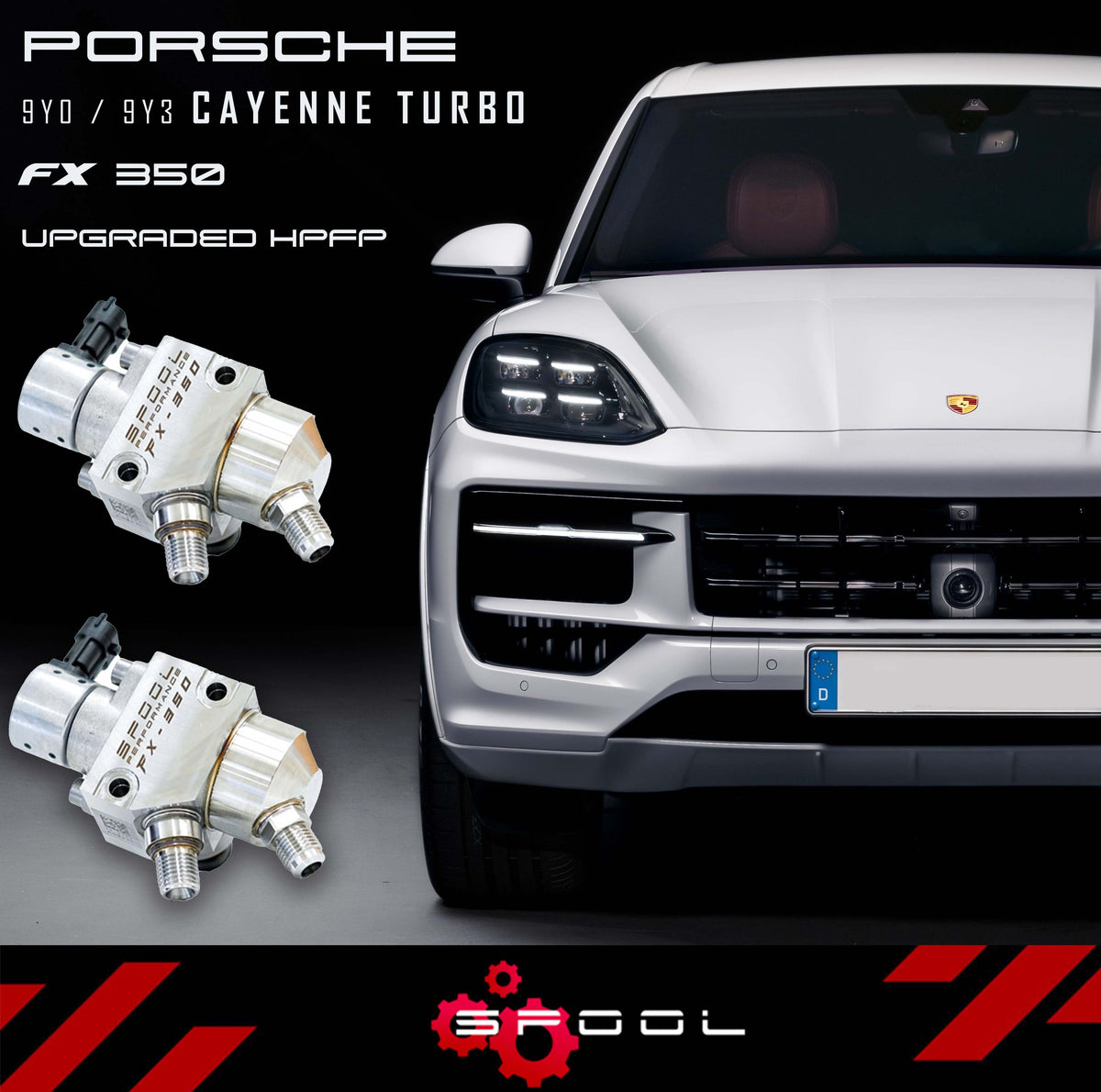 9Y0/9Y3 Porsche Cayenne Turbo FX-350 Upgraded High Pressure Fuel Pump System Main image
