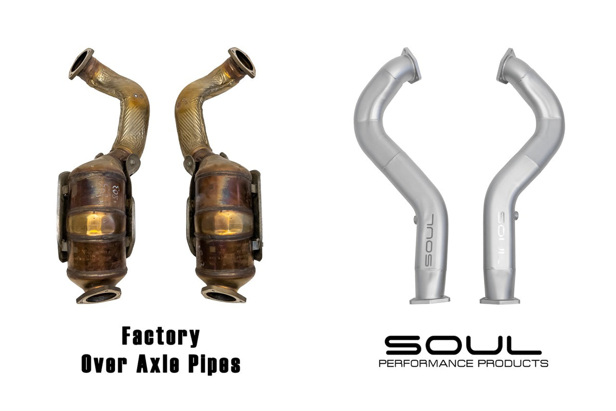 Porsche 718 GT4 RS / Spyder RS SOUL Competition Over Axle Pipes