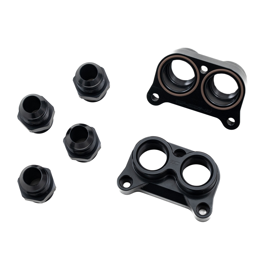 LTX Billet Coolant Manifolds for Magnuson 2650