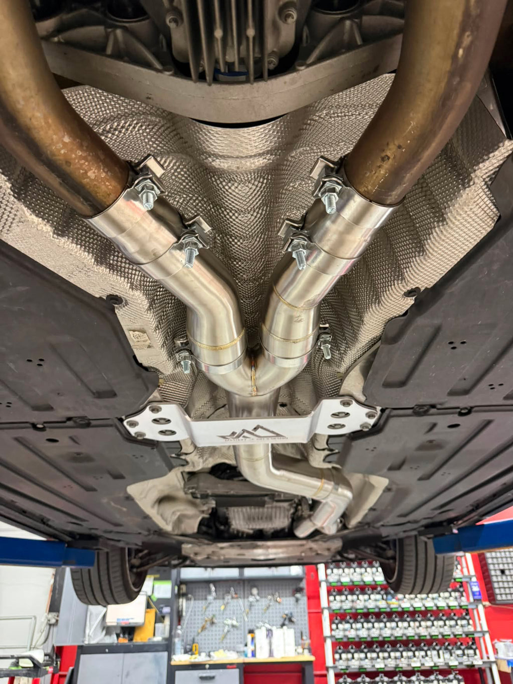 MAD BMW S58 4" Fat Boy Single Midpipe M3 M4 G80 G82