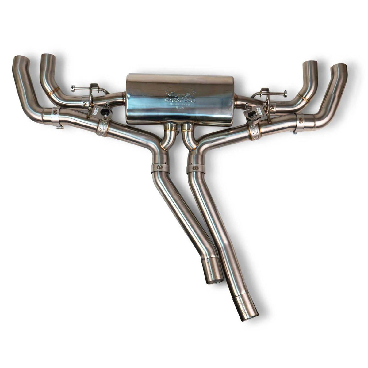 Fabspeed Porsche Cayenne Valved Cat-Back Exhaust System (2019+) Main image