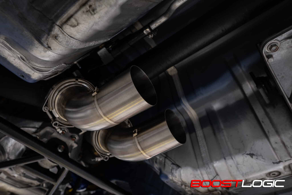 Boost Logic 4″ Link Pipe V-Band To 4″ Formula Exhaust (Race Midpipe)