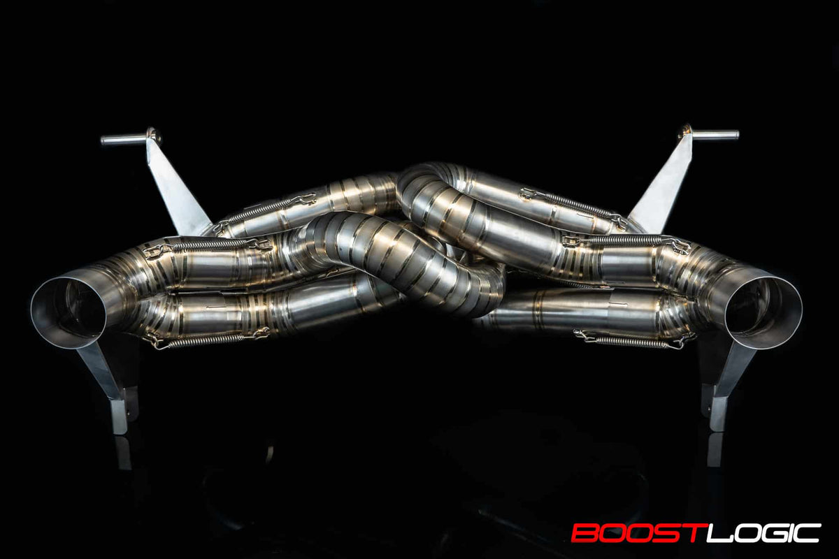 Boost Logic Huracan Performante, EVO, STO, Sterrato, Technica Titanium exhaust