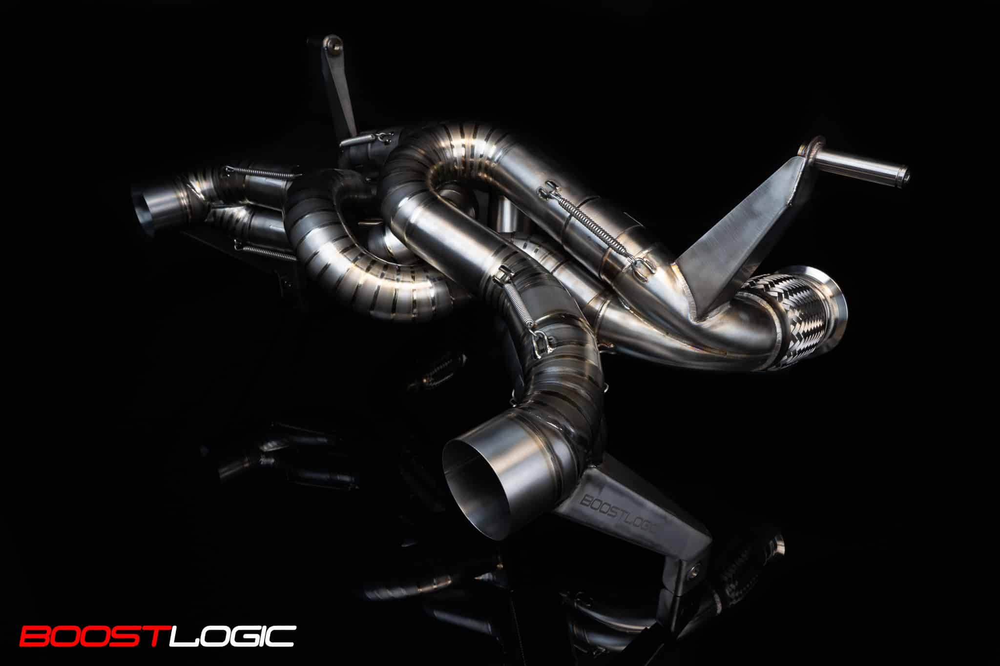 Boost Logic Huracan Performante, EVO, STO, Sterrato, Technica Titanium exhaust Secondary image