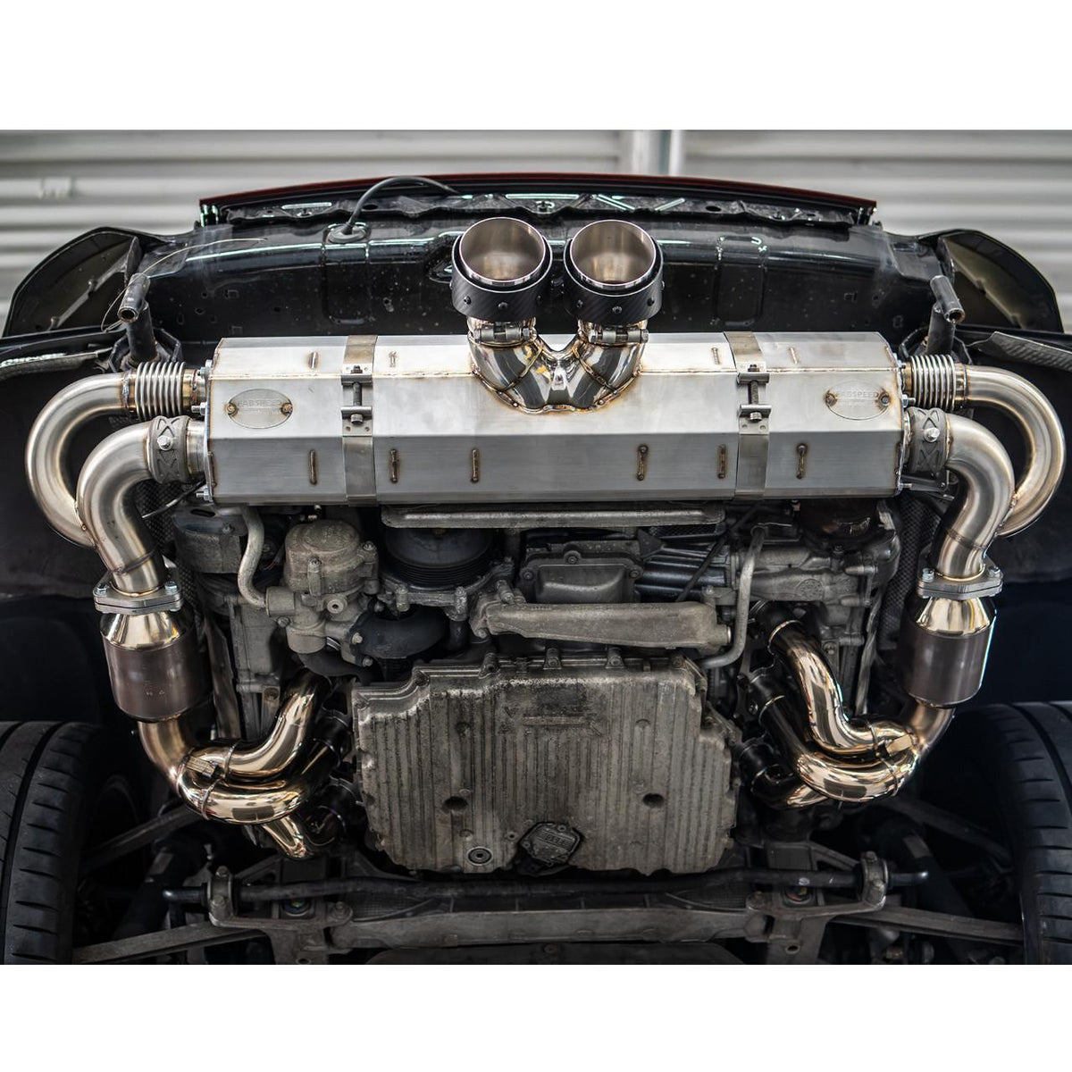 Fabspeed Porsche 997.2 Carrera GT3 Center Muffler Conversion Main image